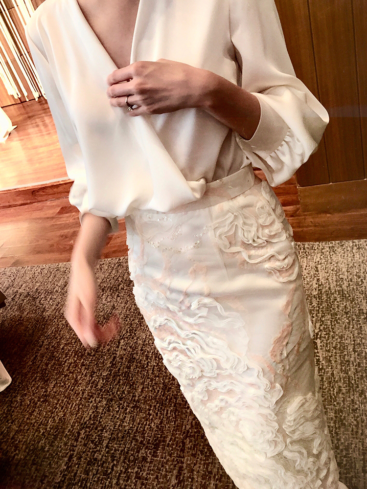 Losa wedding lace skirt
